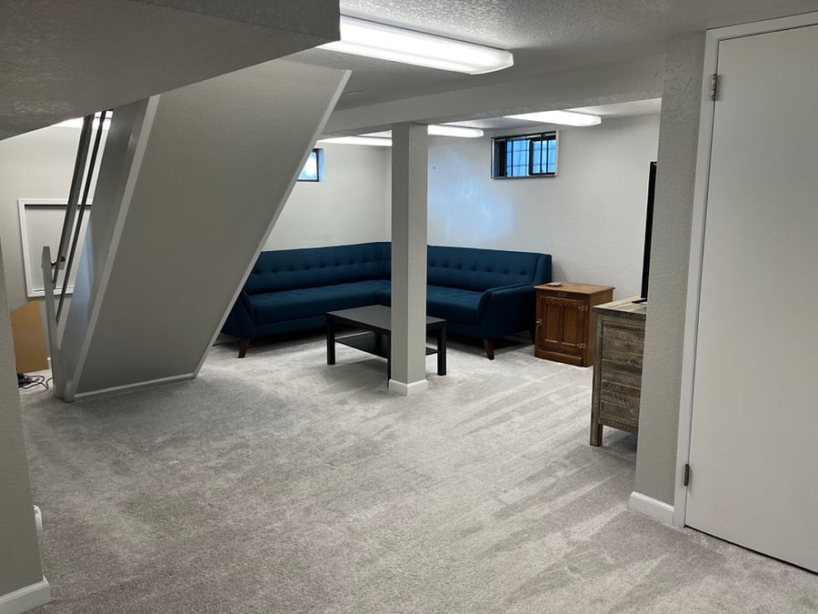 This is living room as seen from the entrance.