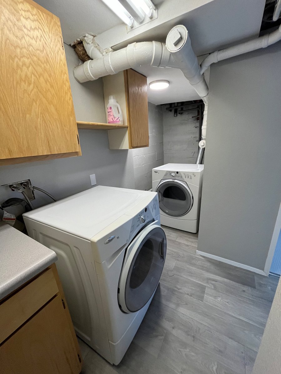 Full-sized washer and dryer
