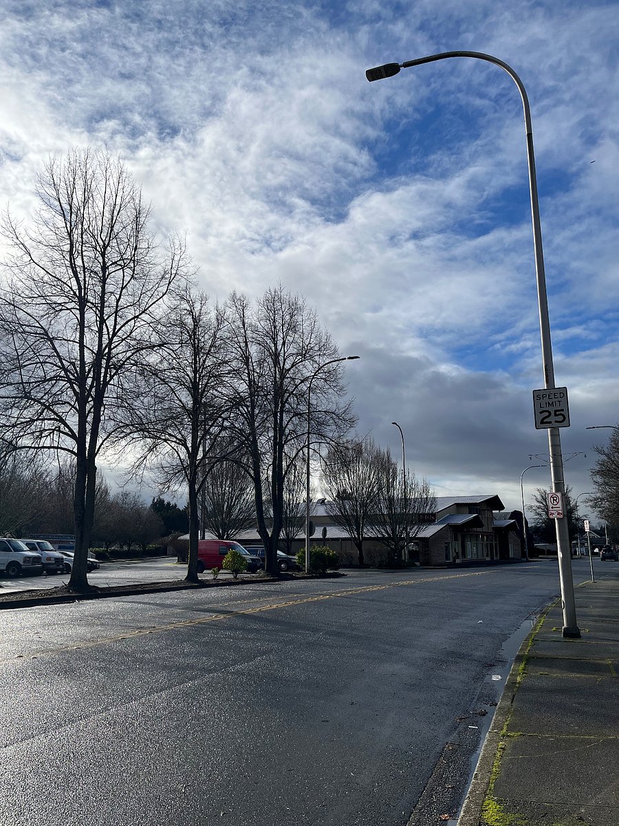 Lots of free street parking available.