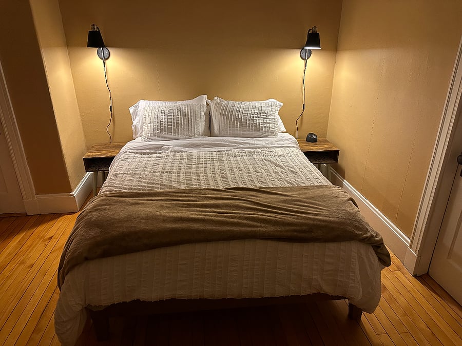 Queen Bedroom at night