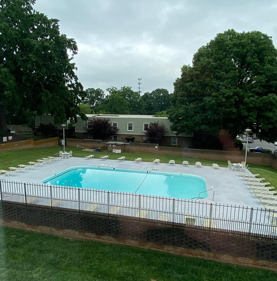 Pool when season is open