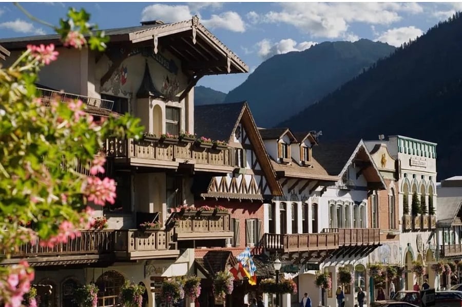 Leavenworth. 2 hours away.
German Bavarian village. A must see. Make a day of it or a weekend.