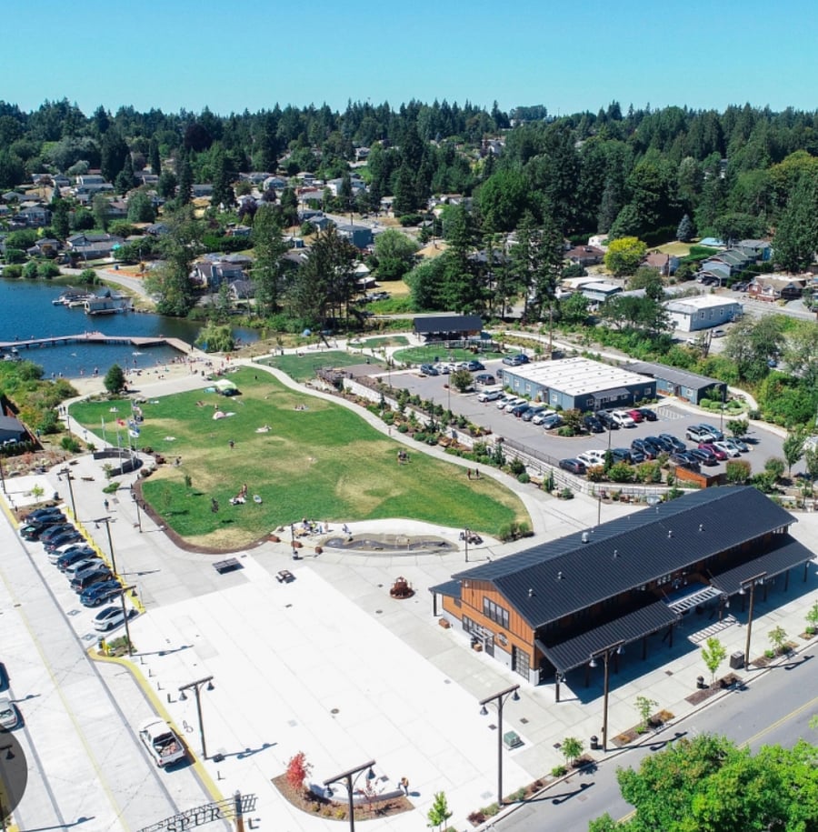 North Cove Park. Farmers Market every Wednesday night. 3-7 Starting in May. Food Trucks, music, booths etc.