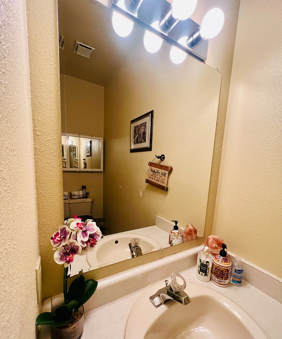 Powder room on main floor