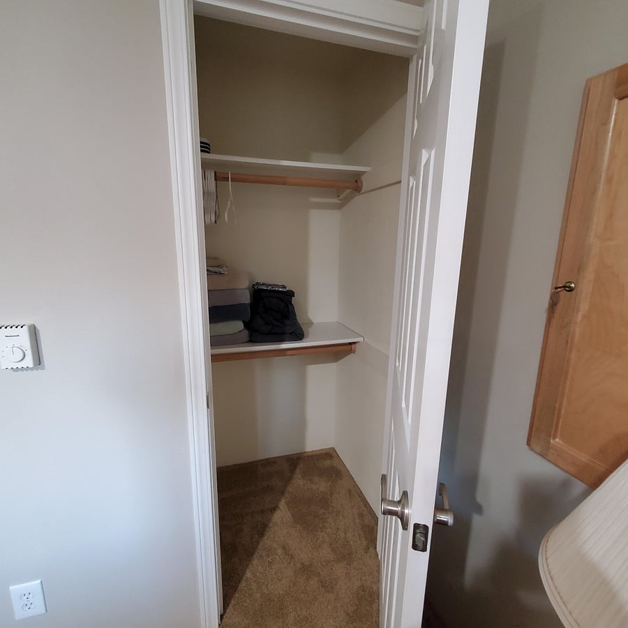 Closet in room