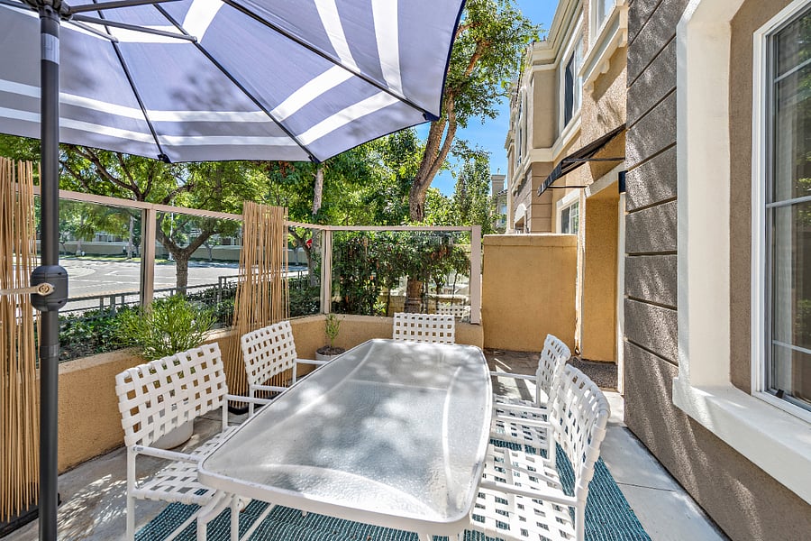 Private patio