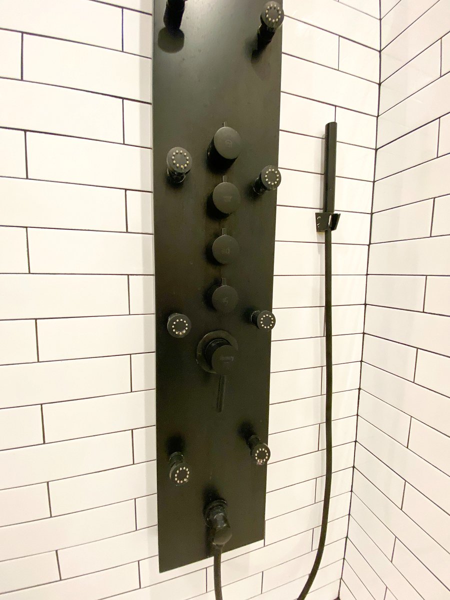 Upstairs Shower Control Panel