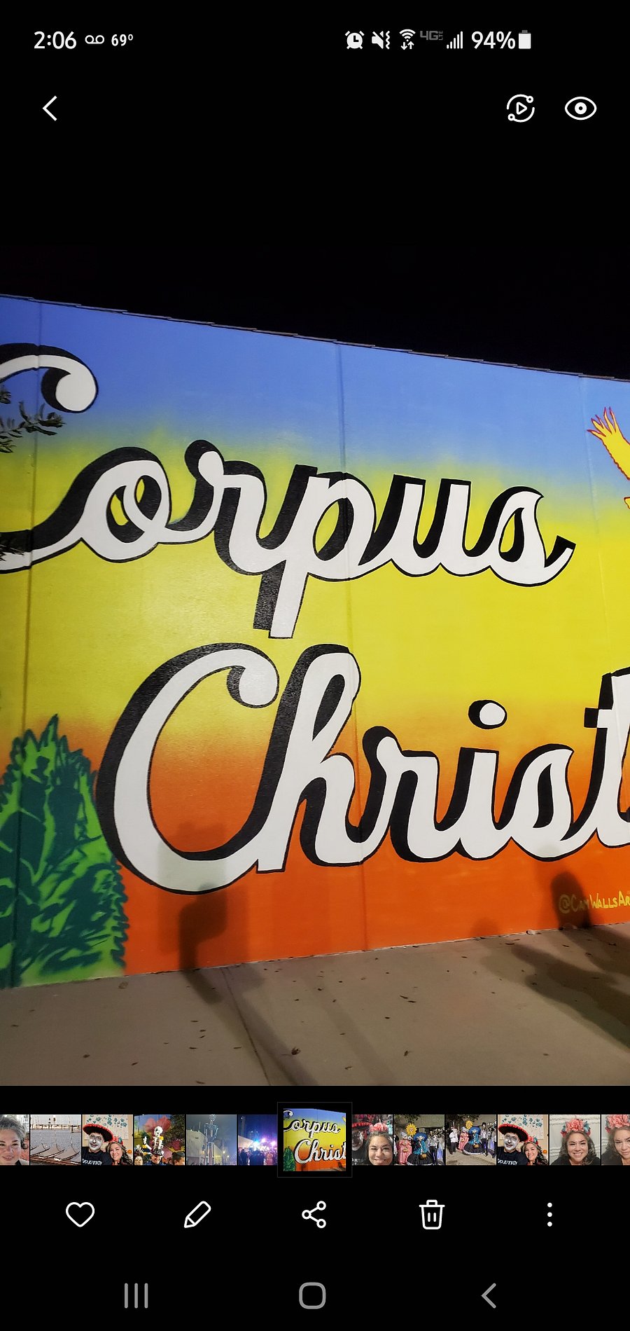 There are many murals downtown.  Once a year there is a festival called Muralfest where artists are chosen to complete murals.