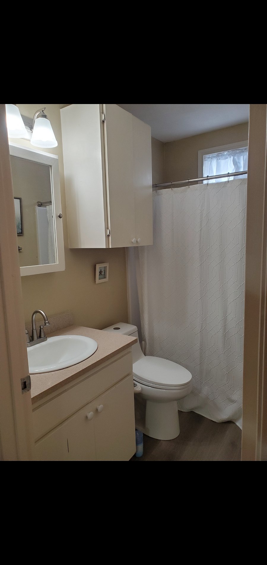 The toilet has a bidet.