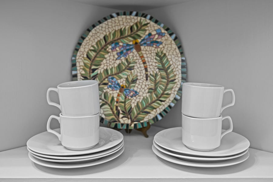 Tea Cups and Plates are available.