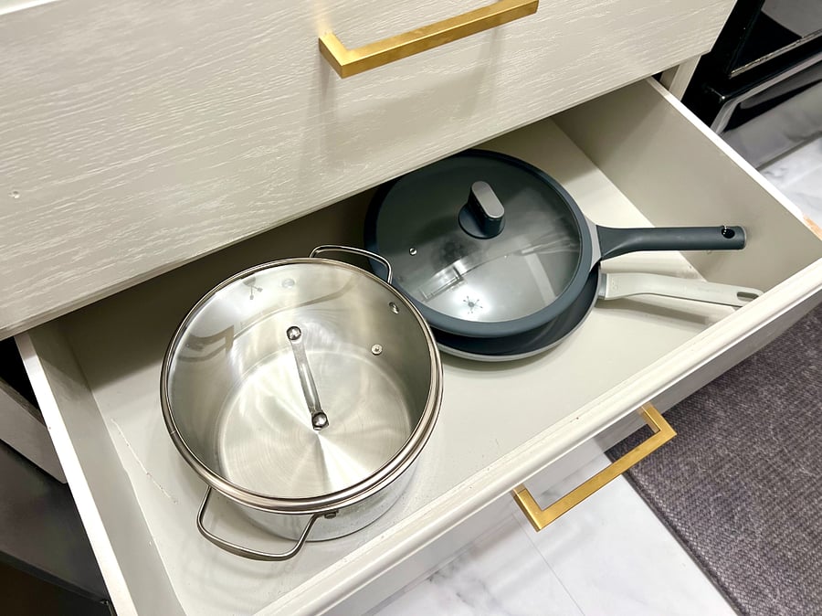 New Sets of Pots and Pans.