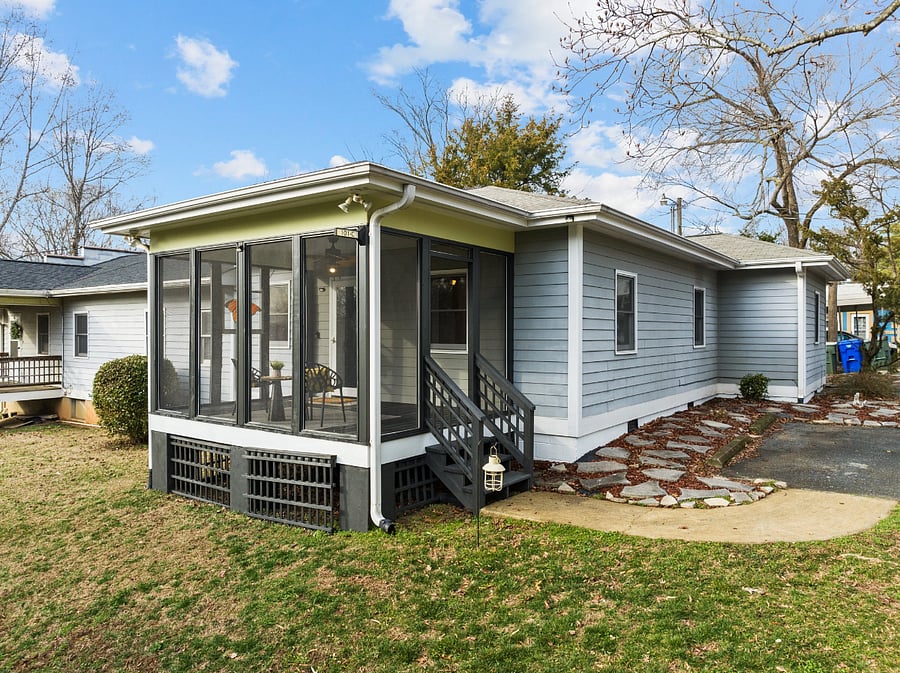 Side Photo of the House showing Neat Environment.