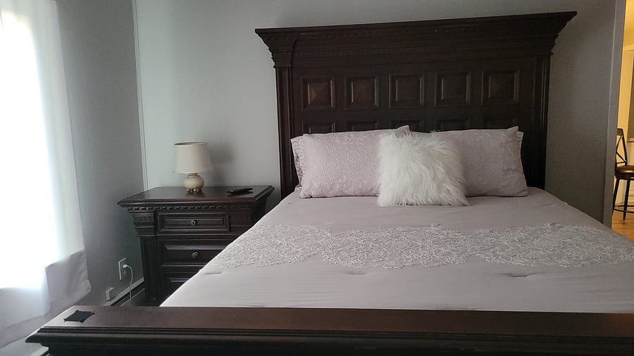 Downstairs Bedroom with Queen Bed