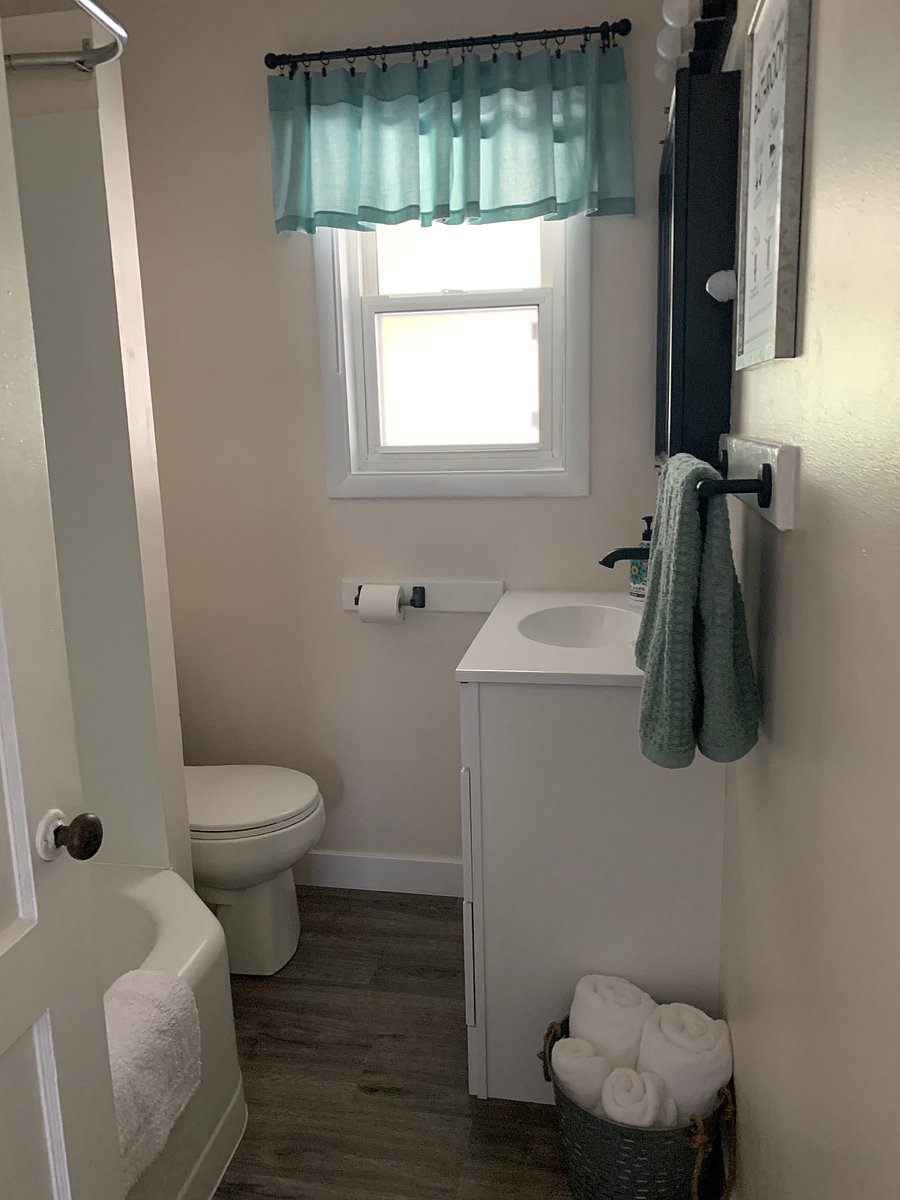 Bathroom from hallway
