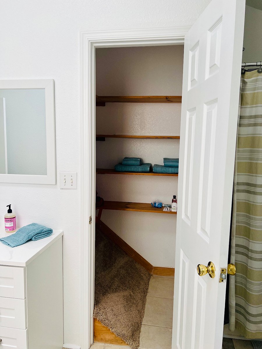 Bathroom linen closet 