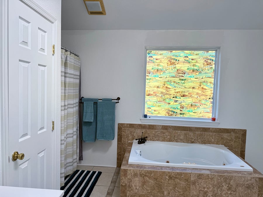 Soaker tub and  stand up shower