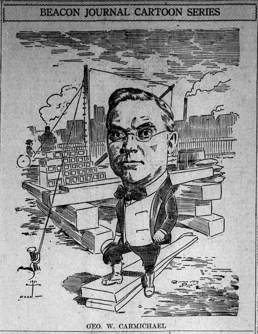 George W Carmichael. The original owner and builder.