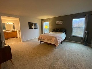 LARGE AND SPACIOUS primary bedroom with TV