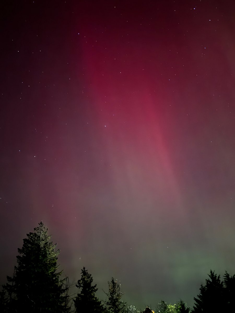 Aurora Borealis viewed from our property. Enjoy meteor showers, satallites, planets and stars on clear nights