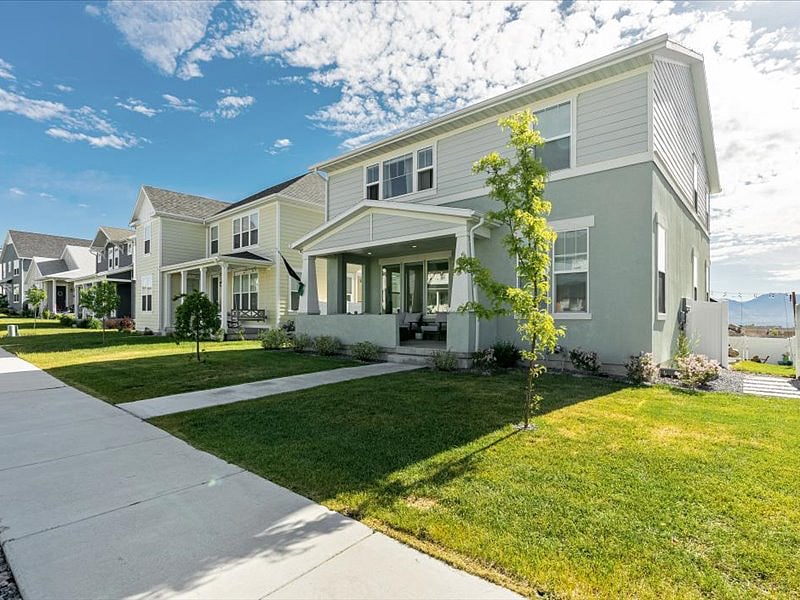 View of the front of the property, 