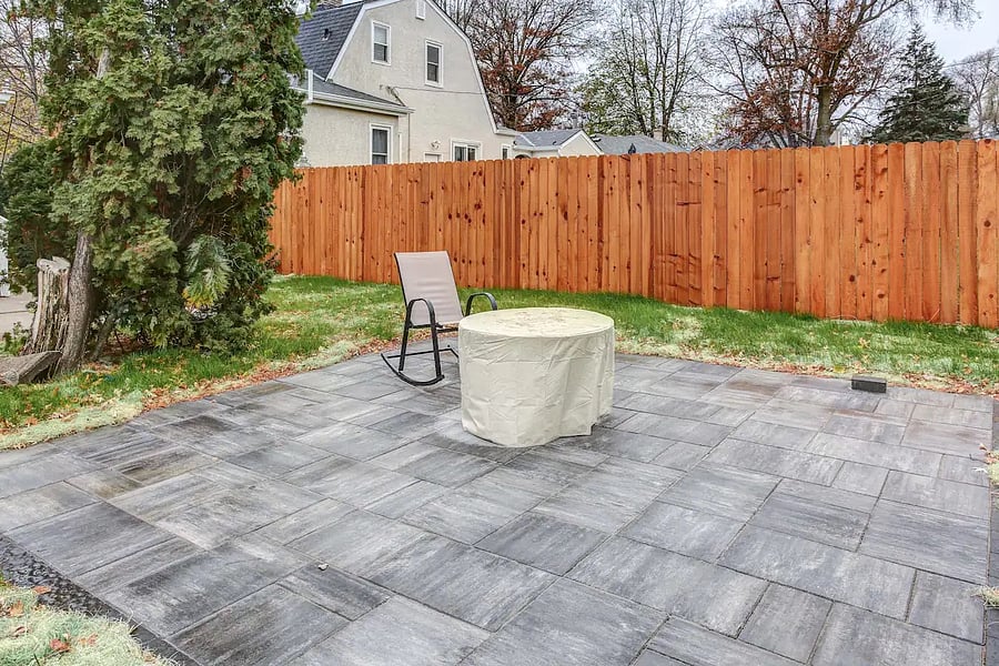 Seasonally we offer a community fire pit and grill in the yard back.
