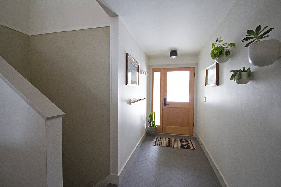 Light and airy entryway
