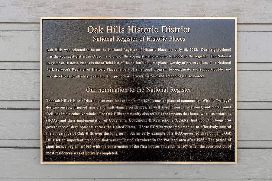 Oak Hills Historic District