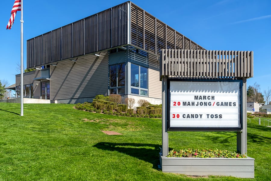 Recreation Gym directly across from townhome with included access