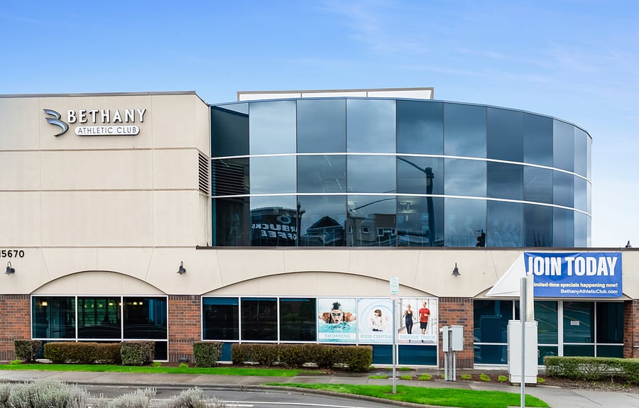 Bethany Athletic Club 5 minutes away by bike or car