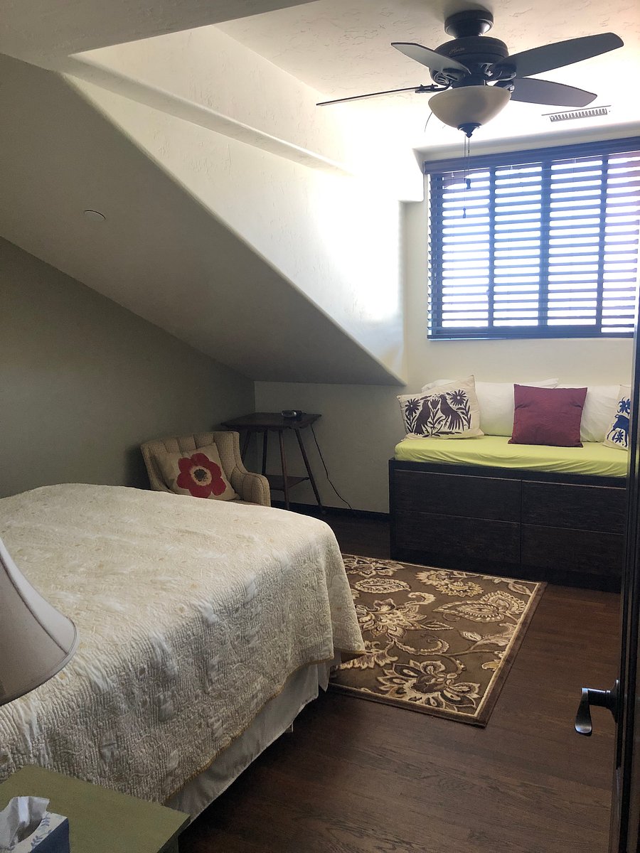 Window seat and drawer space in room #1