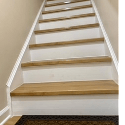 The Staircase to the Italian Dinner from the Naples Chef. (Also, know as the basement staircase from the main house to the apartment.)