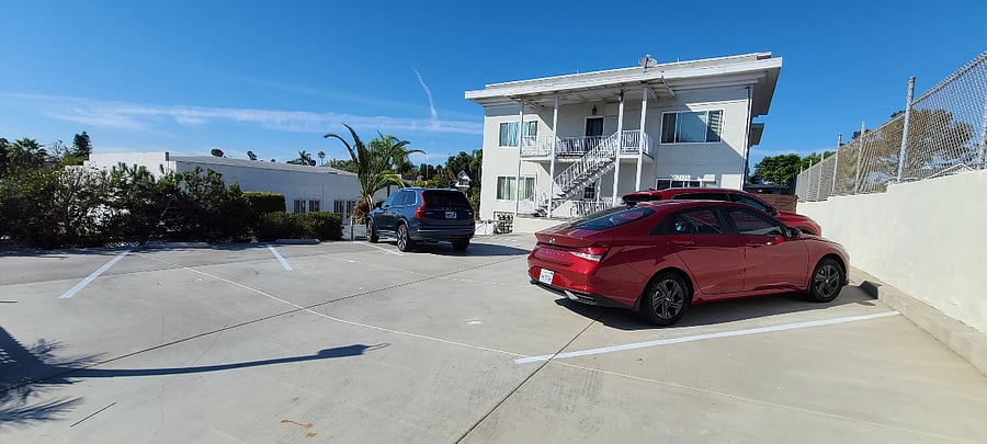 side entrance from parking lot