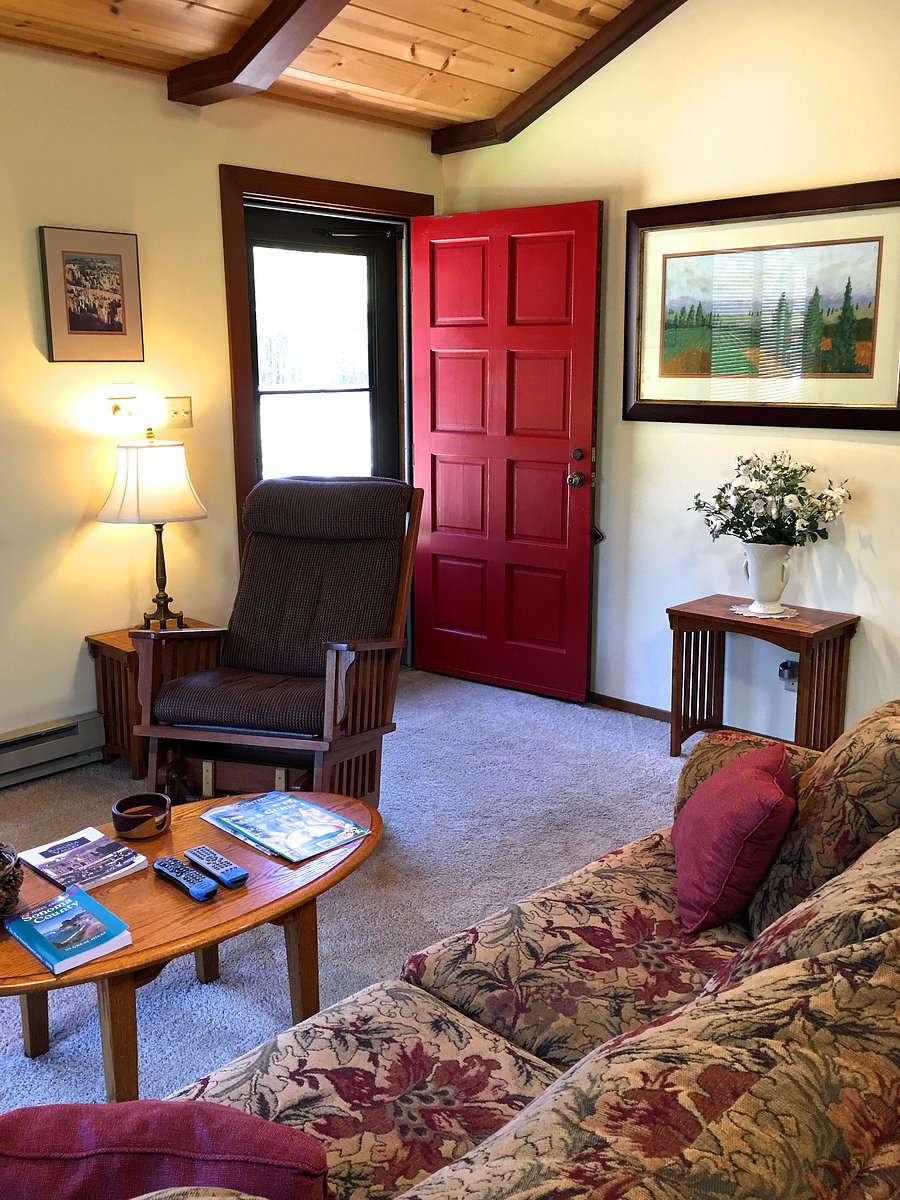 Front Door from inside The Cottage.
