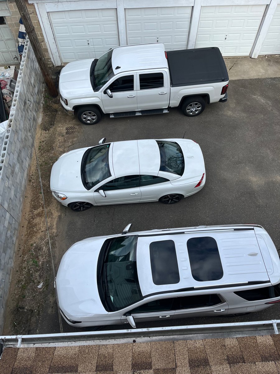 Parking spot would be where pickup truck is.