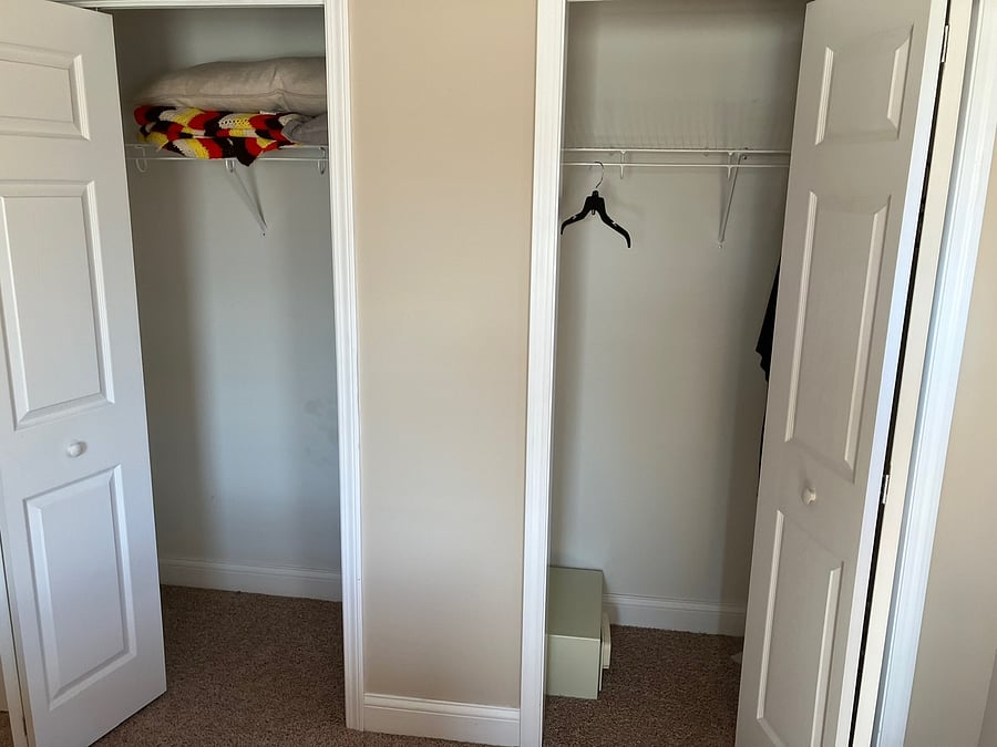Bedroom 3 twin Closets and Safe
