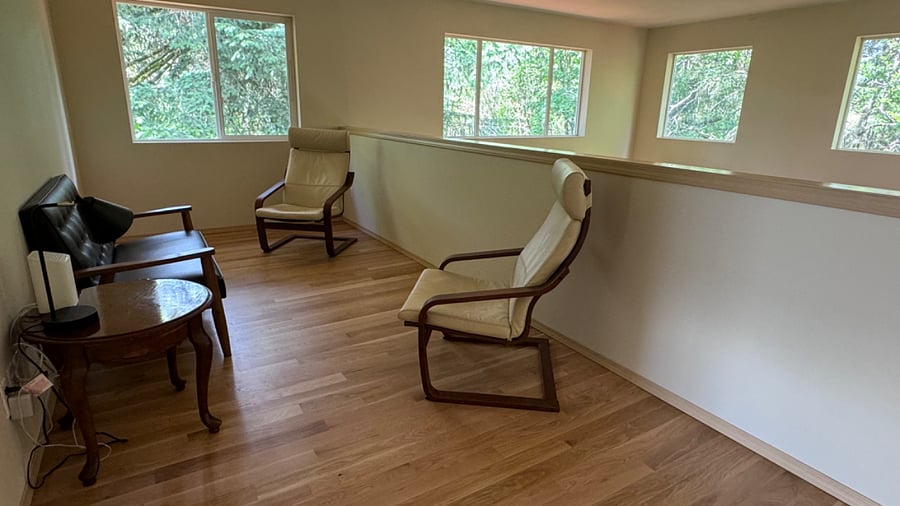 Loft sitting area