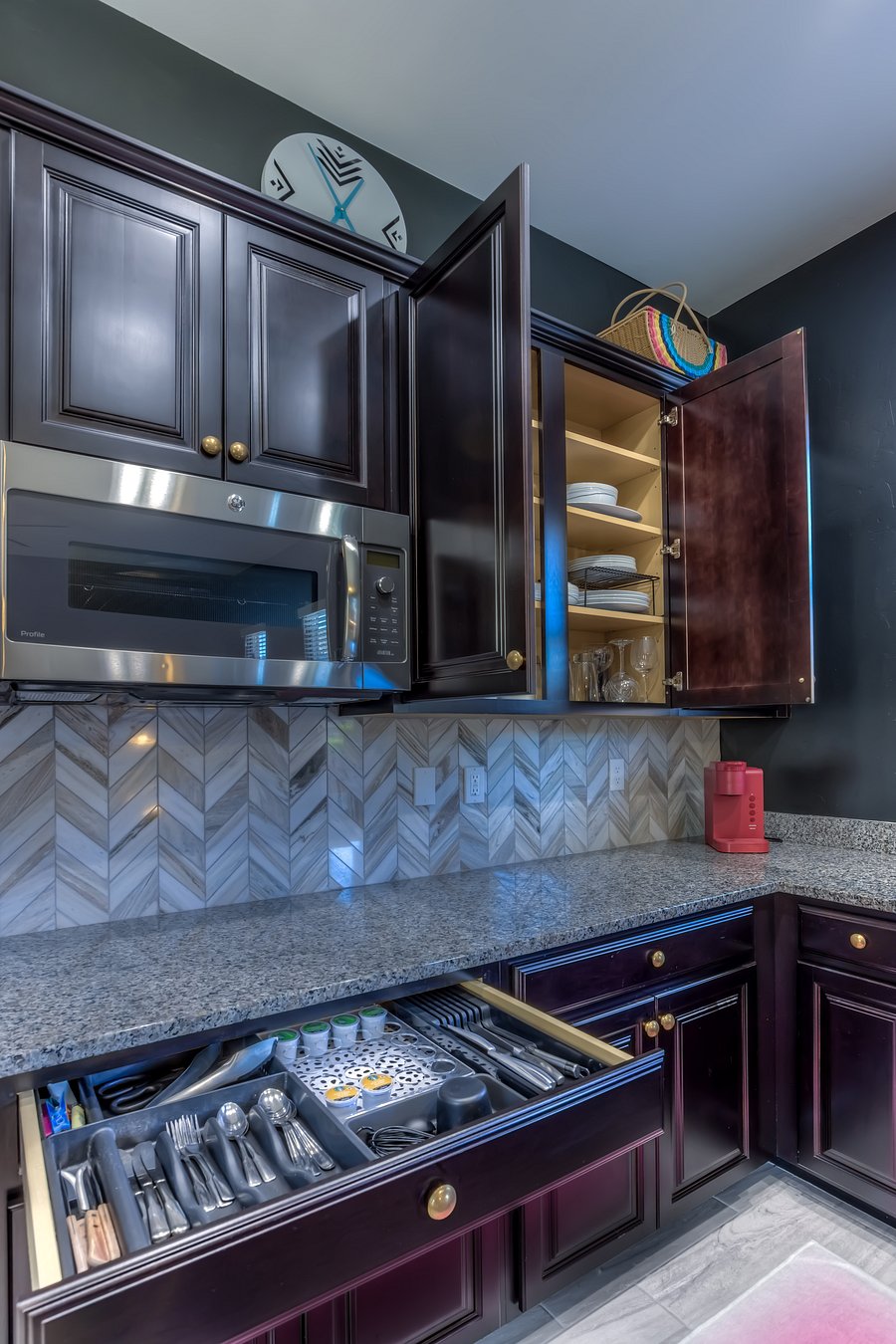 Fully stocked kitchen with all the amenities of home (even some starter coffee!)