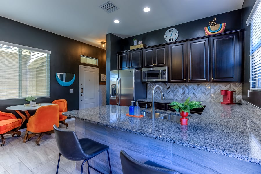 Additional kitchen seating for working or eating