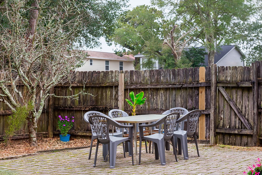 Back yard patio