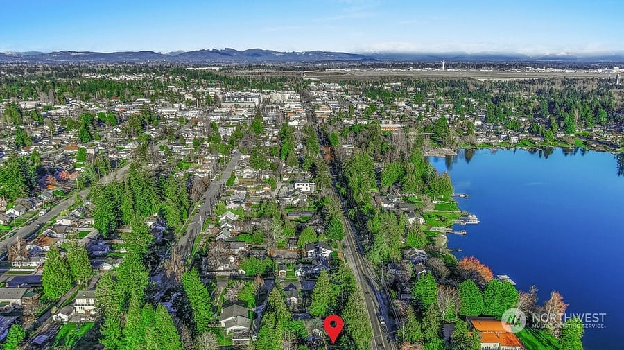 aerial view of the area