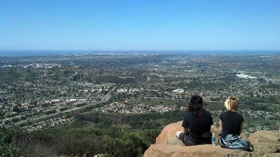 View from the Cowles Mountain SUMMIT.