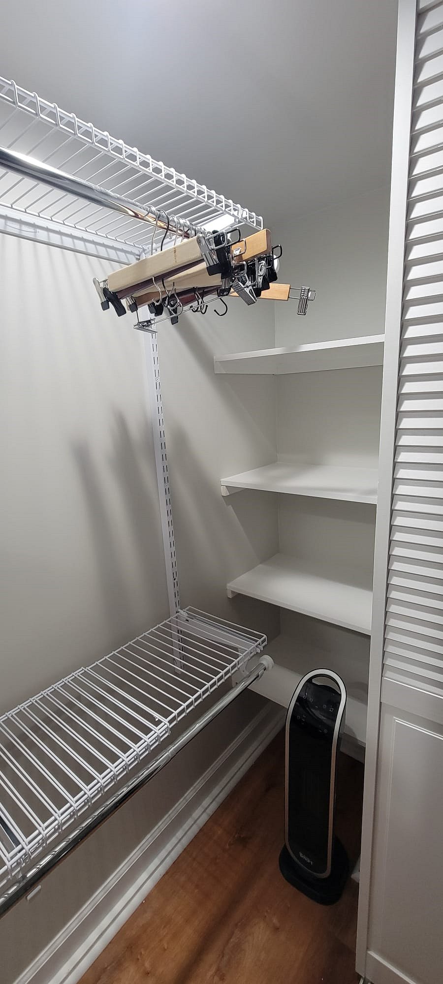 Downstairs large bedroom closet