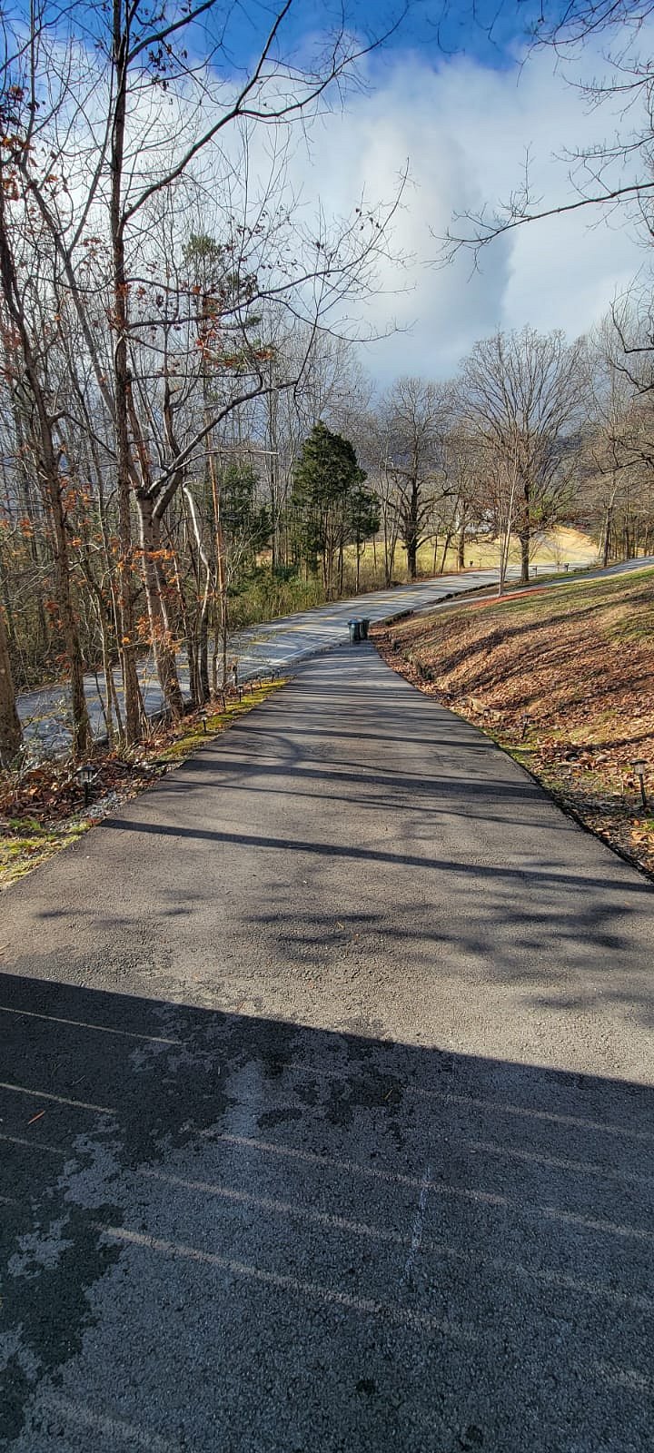 Driveway down to road
