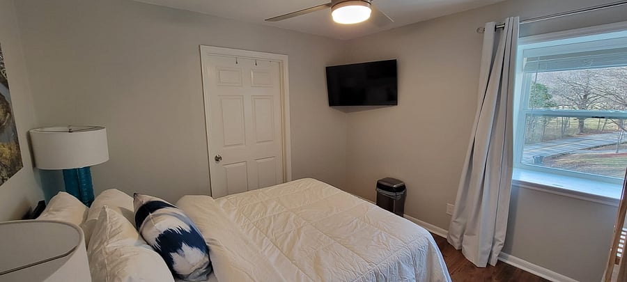Bedroom 2 with attached bathroom