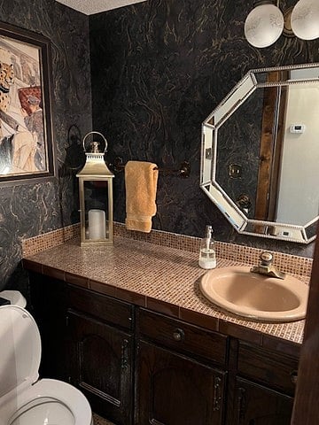 Powder Room (Half Bath) Downstairs