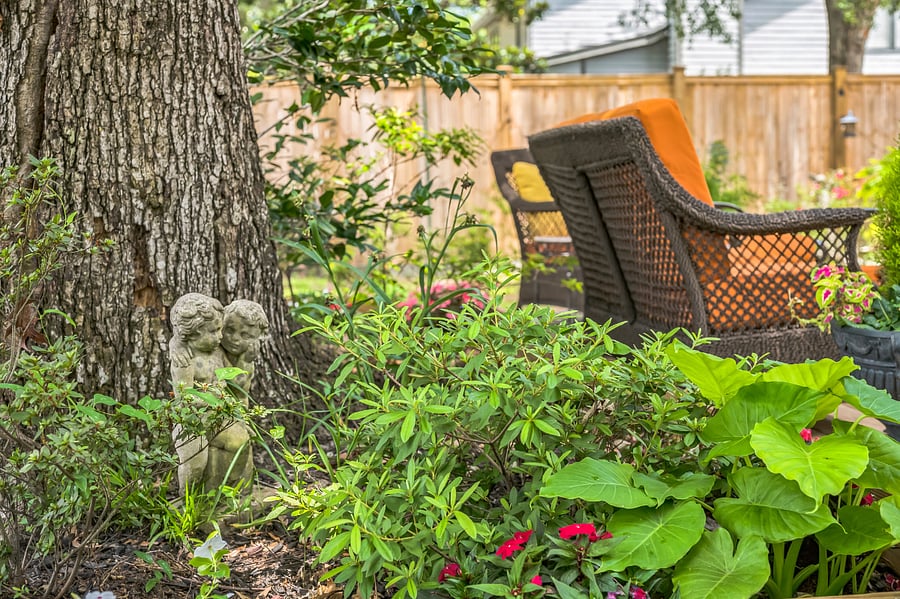 European inspired Courtyard affords many little surprises tucked away