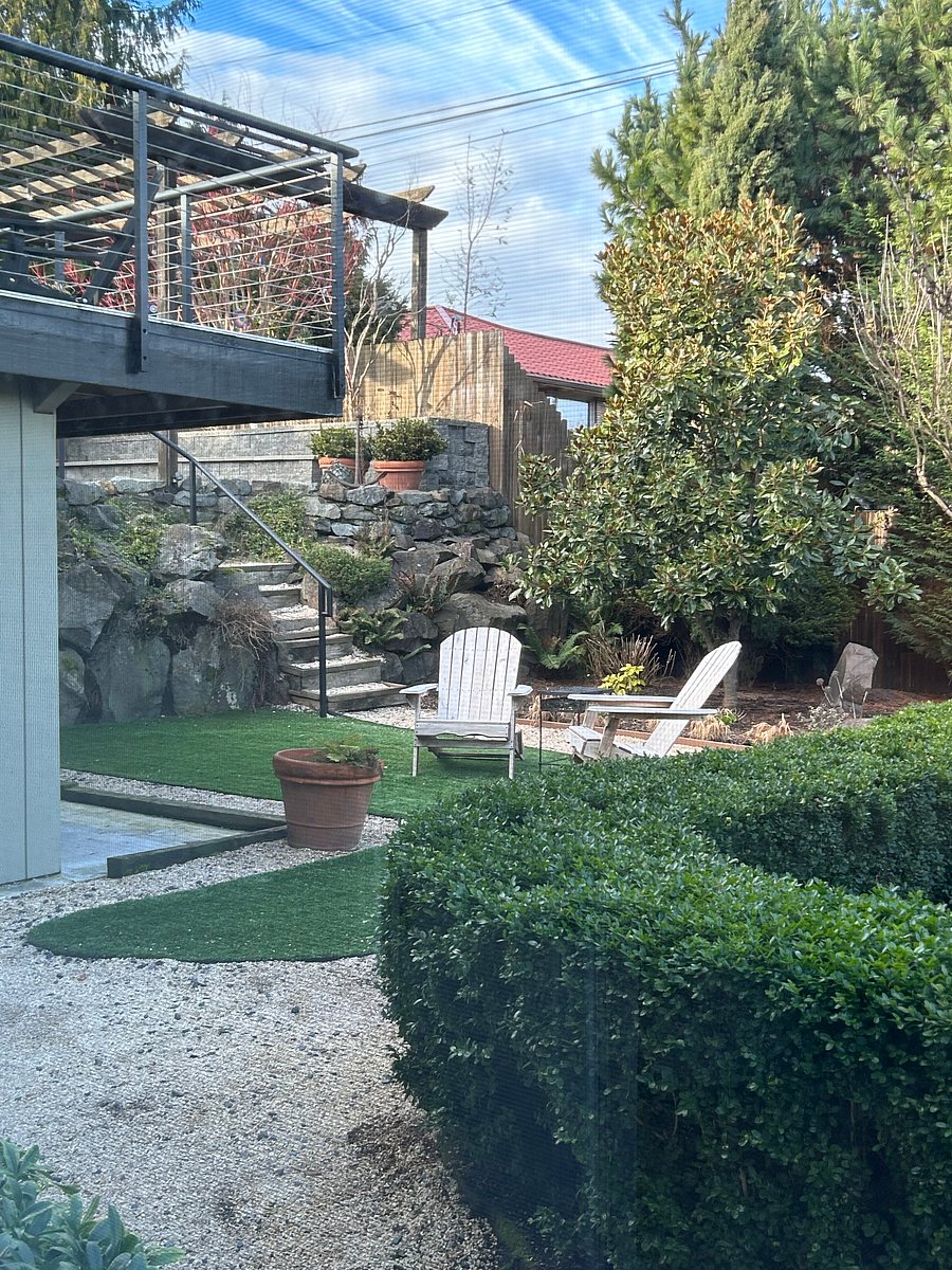 Lower yard & garden