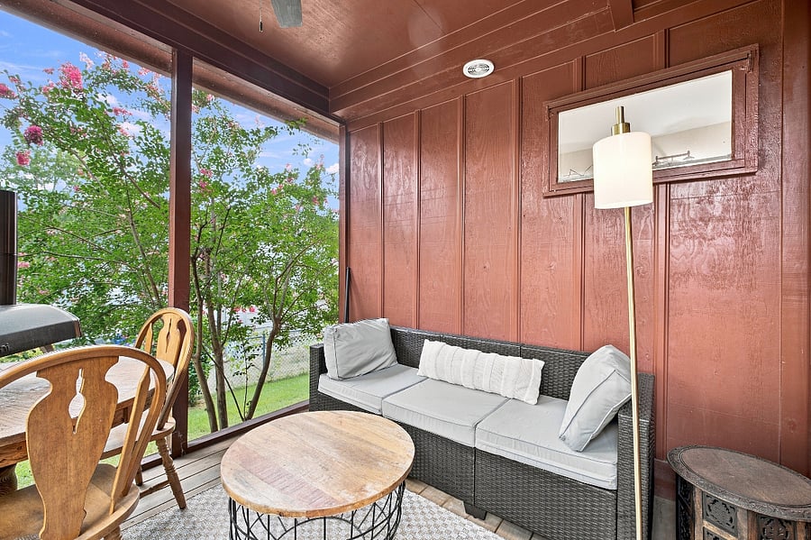 Screened patio off of Primary Bedroom