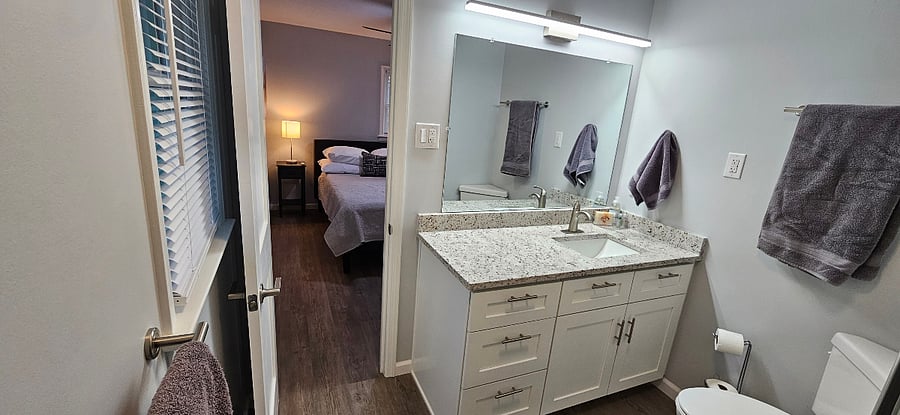 Master bathroom