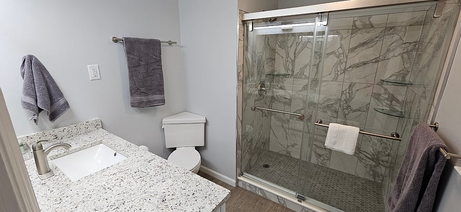 Master bathroom - walk in shower